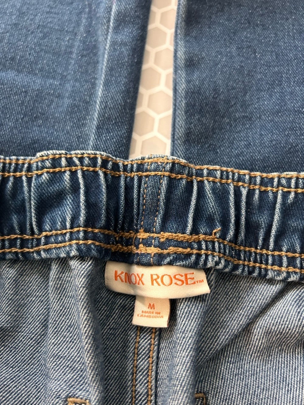 Knox Rose Dark Blue Straight Jeans. Size M - Picture 5 of 7